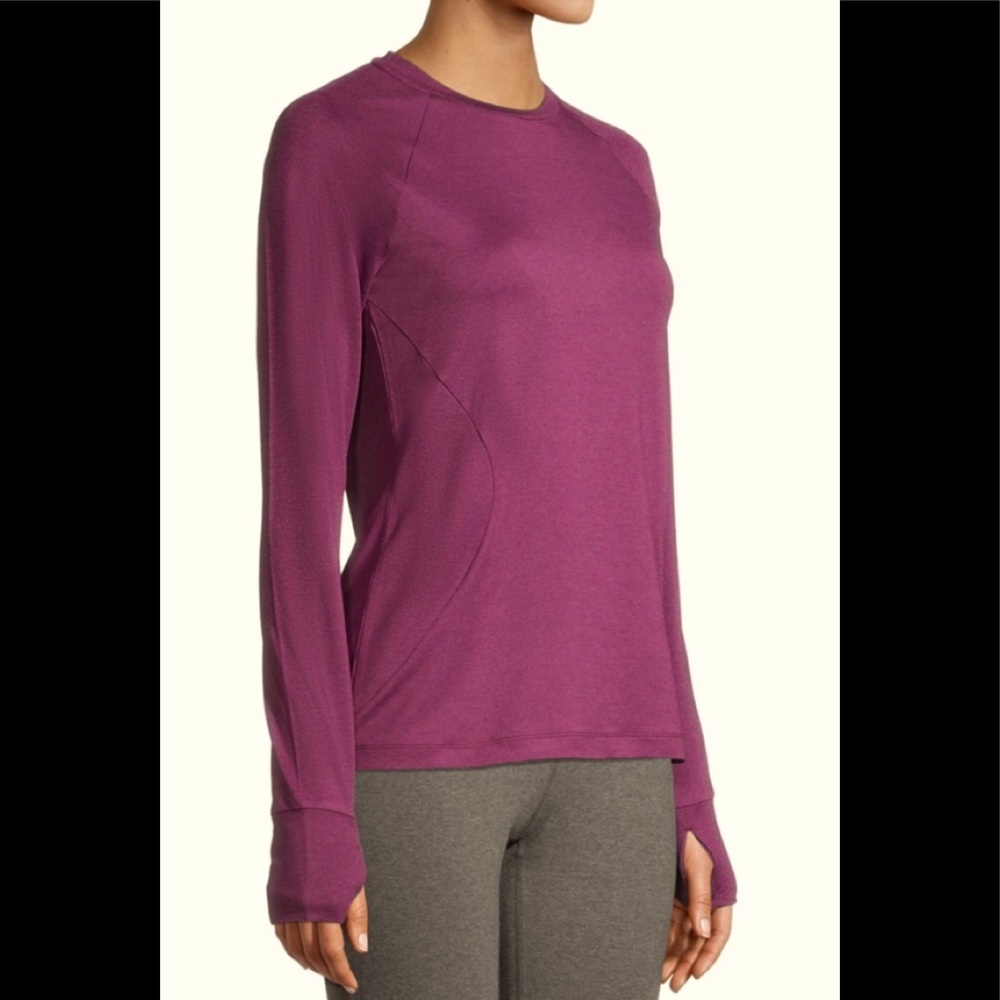 ♦️Avia Sz L | NWT | Wine/Burgundy Long Sleeve Performance Top 🔥